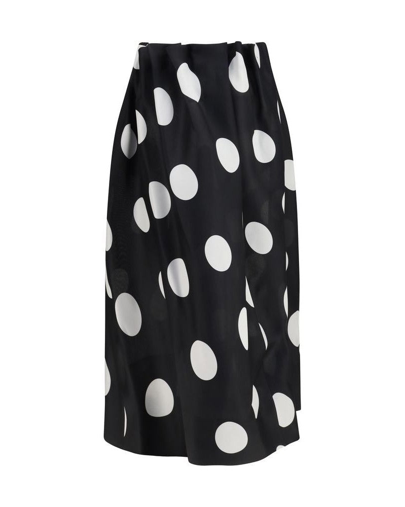 Khaite Black Silk Skirt Glam Steals