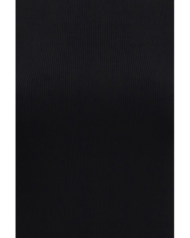Khaite Black Viscose T-shirt Glam Steals