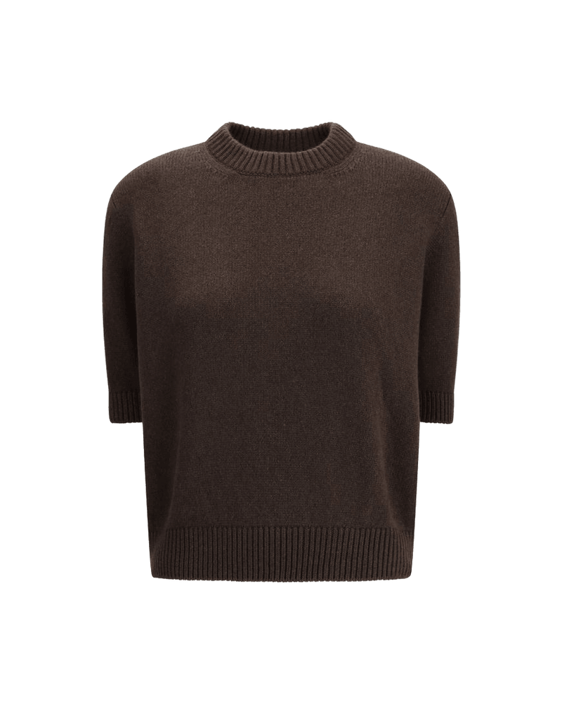 Khaite Brown Cashmere Sweater Glam Steals