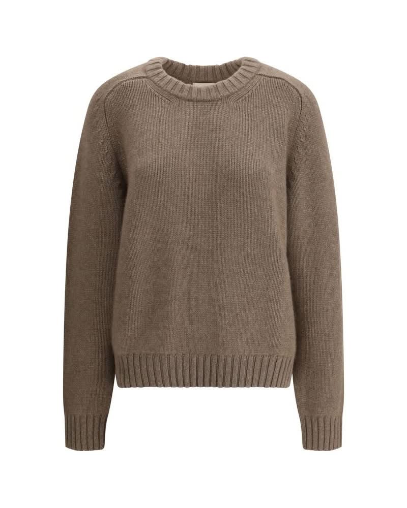 Khaite Brown Cashmere Sweater 