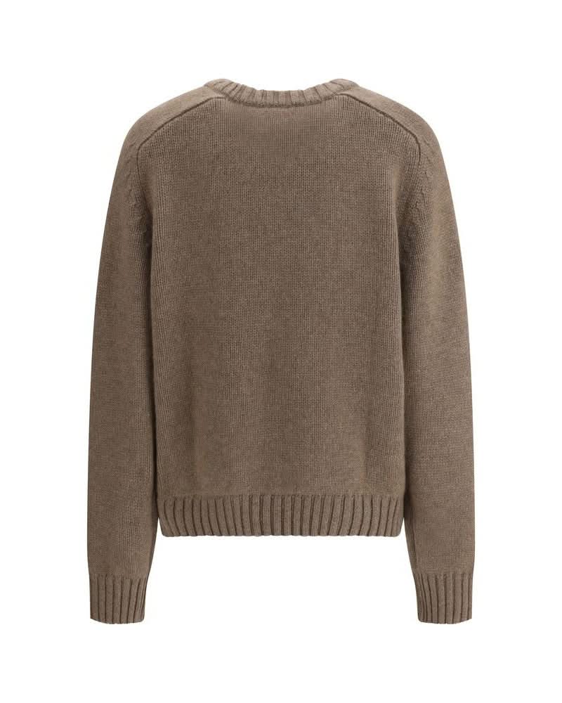 Khaite Brown Cashmere Sweater 
