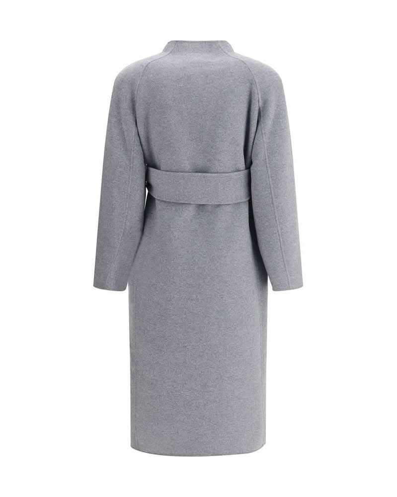 Khaite Gray Wool Coat 