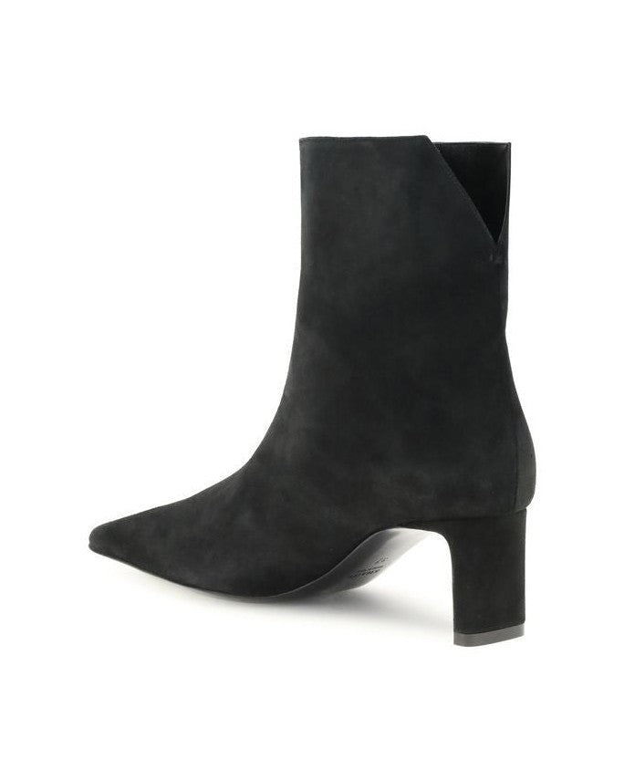 Khaite Suede Ankle Boots Glam Steals