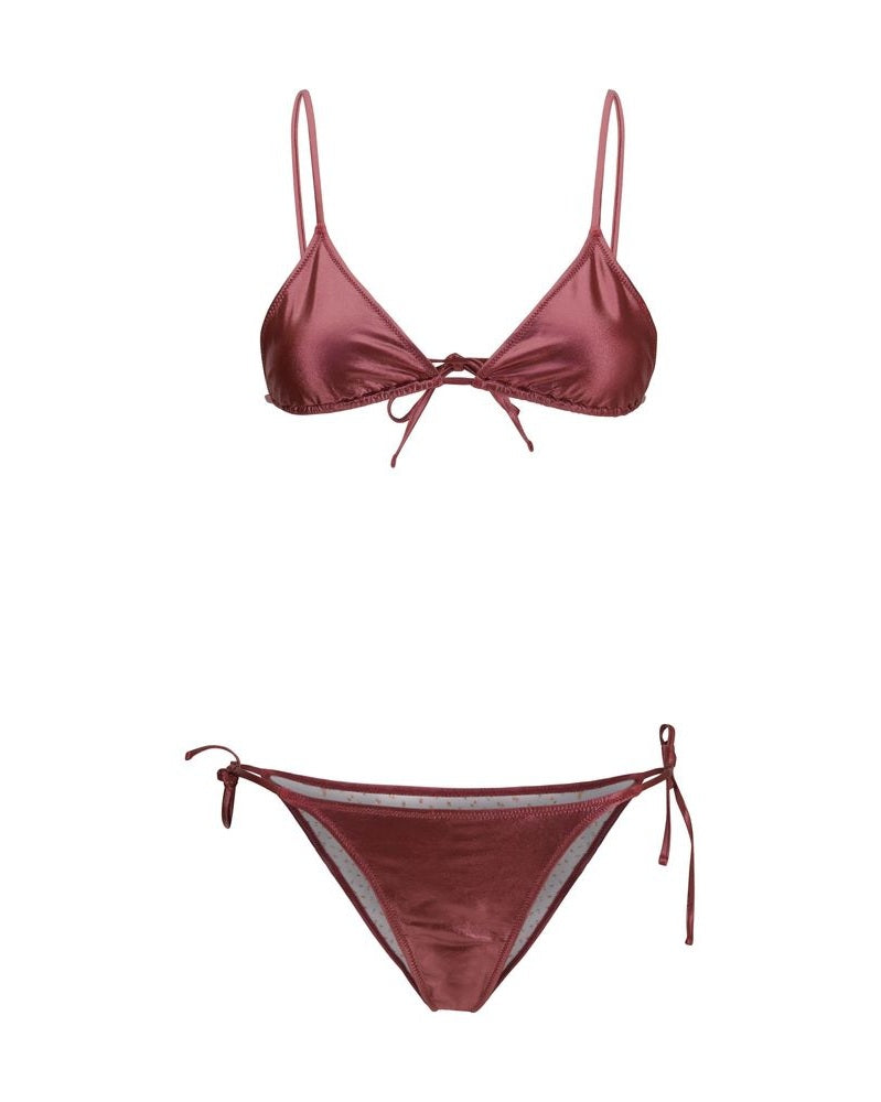 Kristina Ti Bordeaux Polyamide Bikini Glam Steals