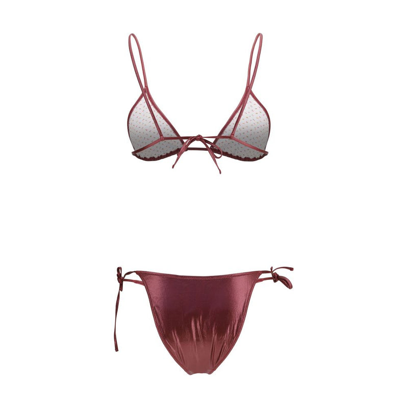 Kristina Ti Bordeaux Polyamide Bikini Glam Steals