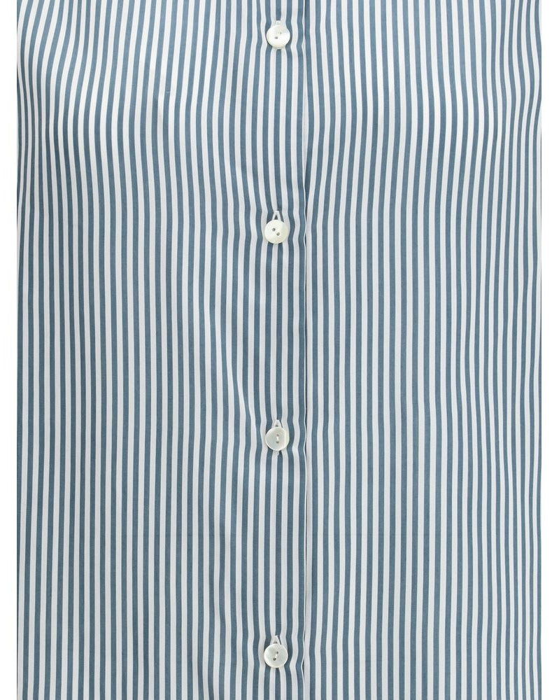 Kristina Ti Green Viscose Pattern Shirt Glam Steals