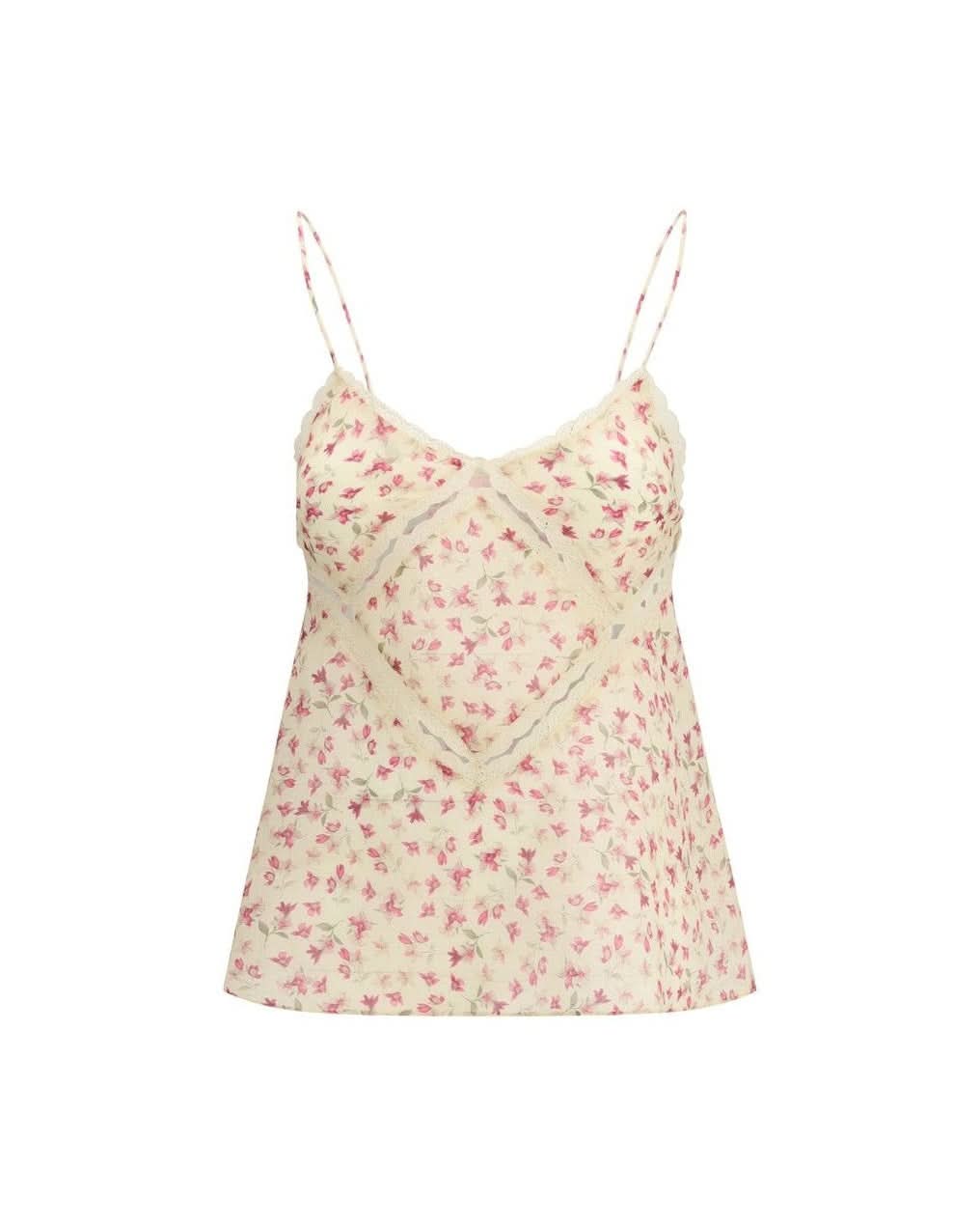 Kristina Ti Multicolor Ramie Top