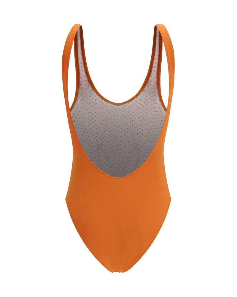 Kristina Ti Orange Polyamide One Piece Swimsuit Glam Steals