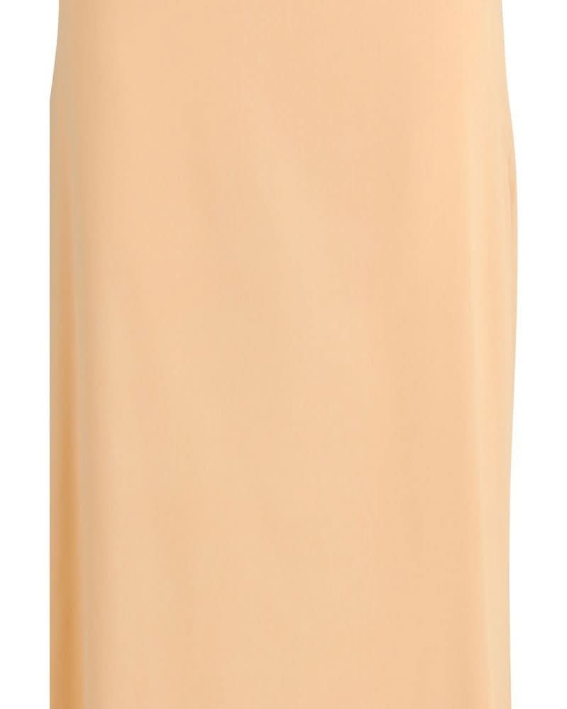 Kristina Ti Orange Silk Long Skirt 