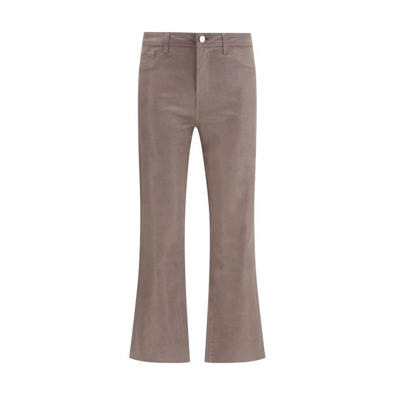 L'agence Beige Cotton Pant Glam Steals