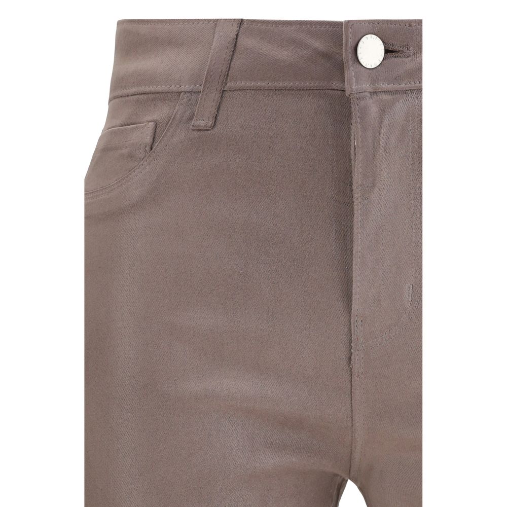 L'agence Beige Cotton Pant Glam Steals