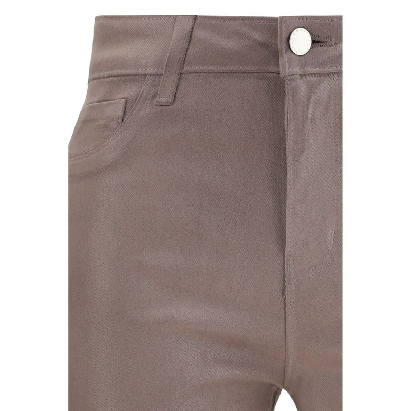 L'agence Beige Cotton Pant Glam Steals