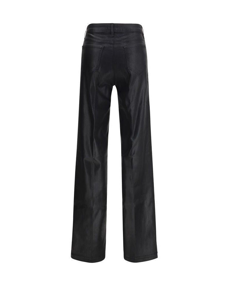 L'agence Black Cotton High Waisted Jeans Glam Steals