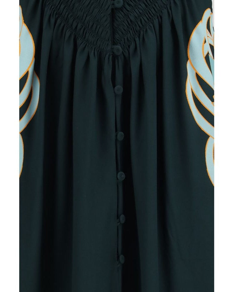 La Double J Blue Silk Casual Dress Glam Steals