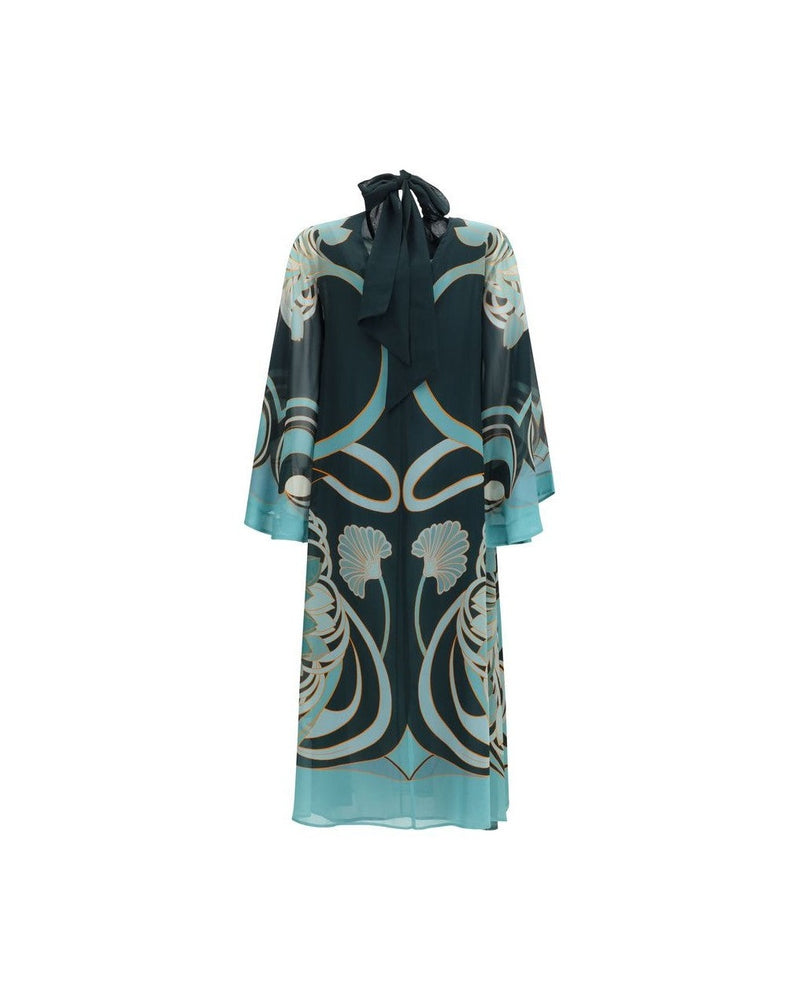 La Double J Blue Silk Cocktail Dress Glam Steals