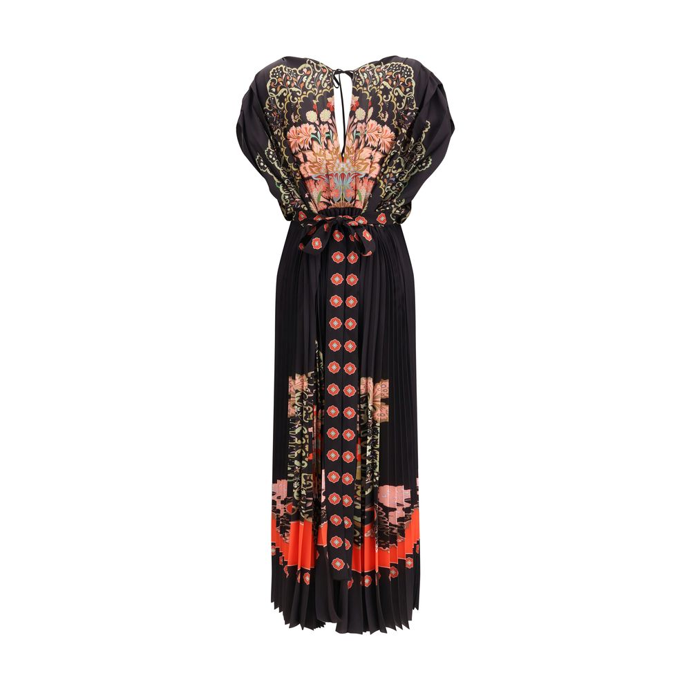 La Double J Multicolor Polyester Casual Dress Glam Steals