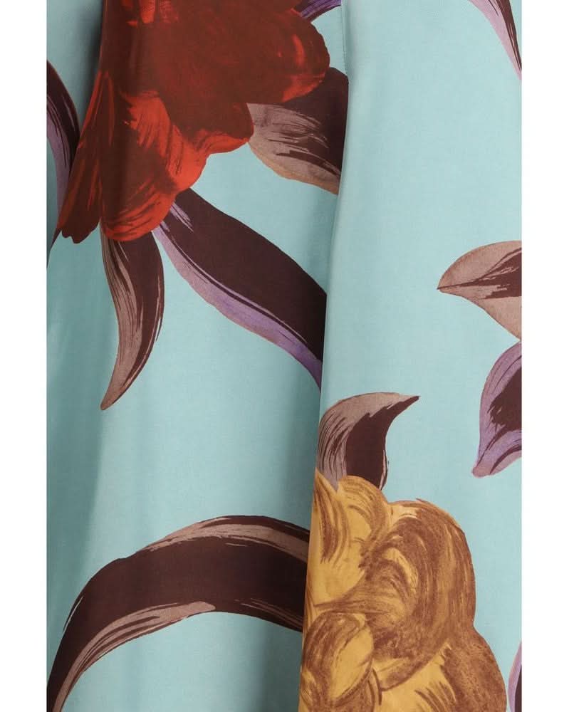 La Double J Multicolor Silk Casual Dress Glam Steals