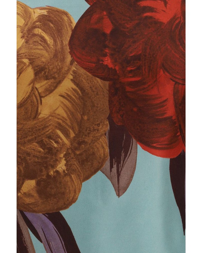 La Double J Multicolor Silk Casual Dress Glam Steals