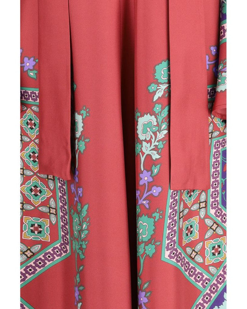 La Double J Multicolor Silk Dress Glam Steals