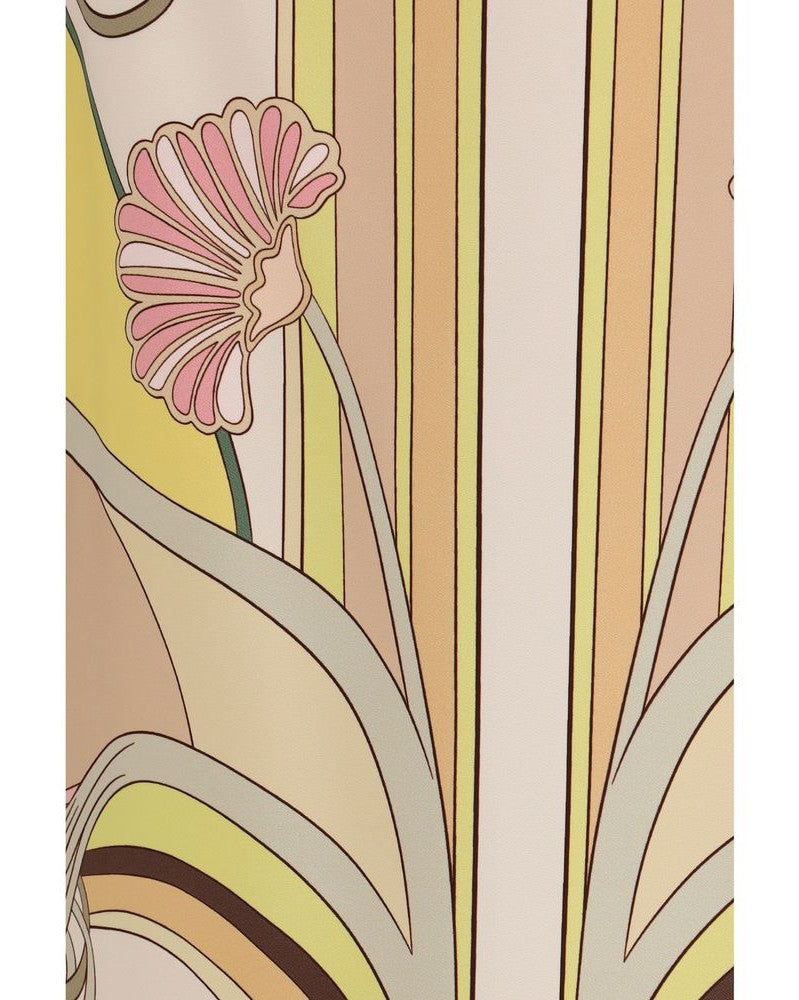 La Double J Multicolor Viscose Long Skirt Glam Steals