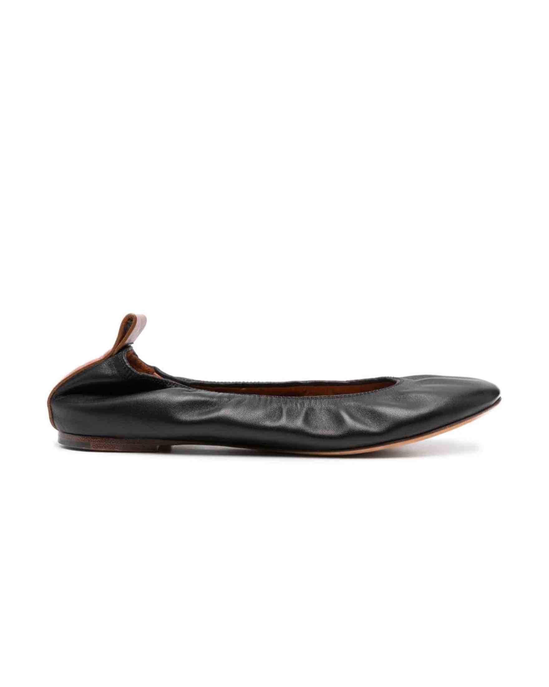 Lanvin Black Flat Shoes Glam Steals