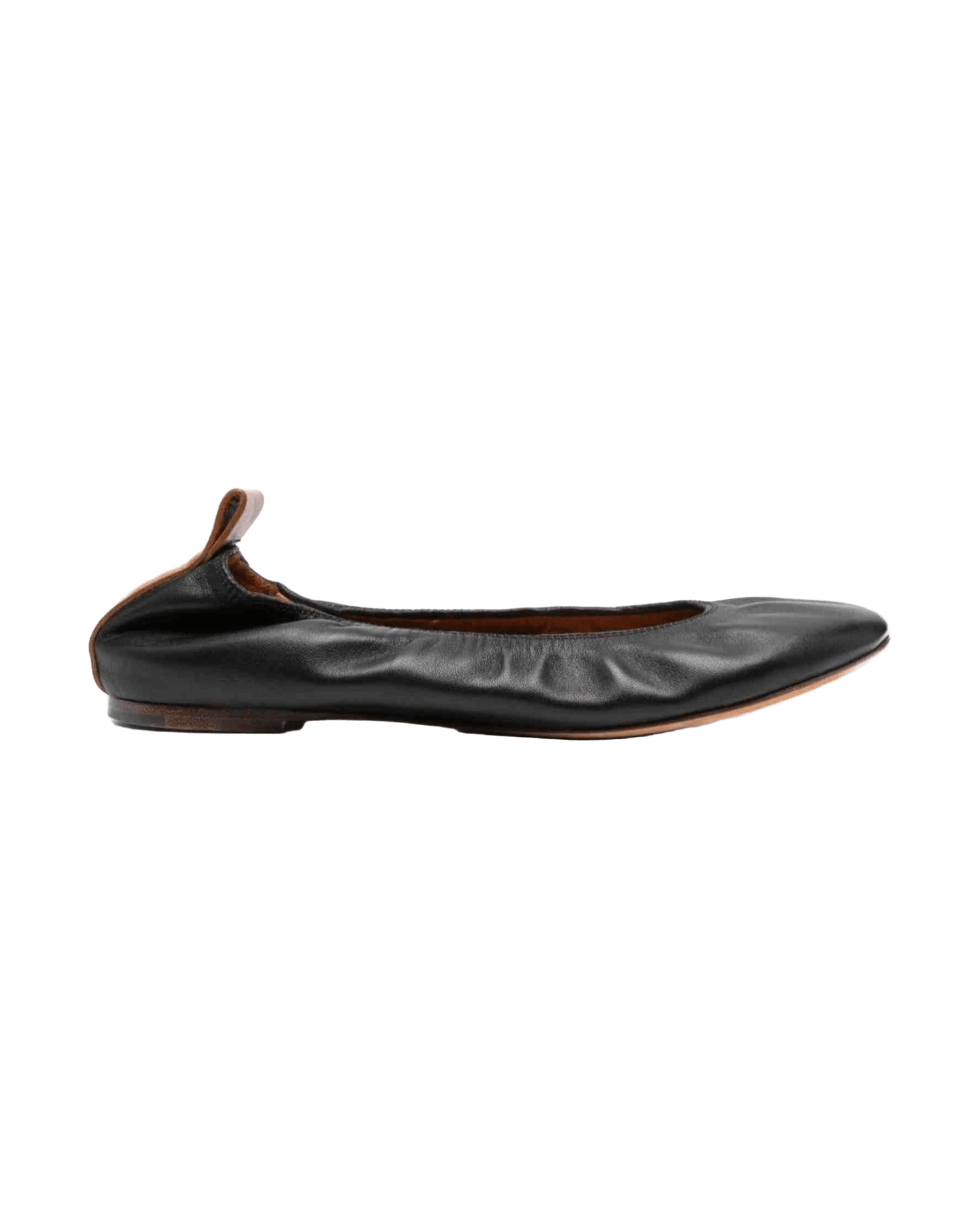 Lanvin Black Flat Shoes Glam Steals