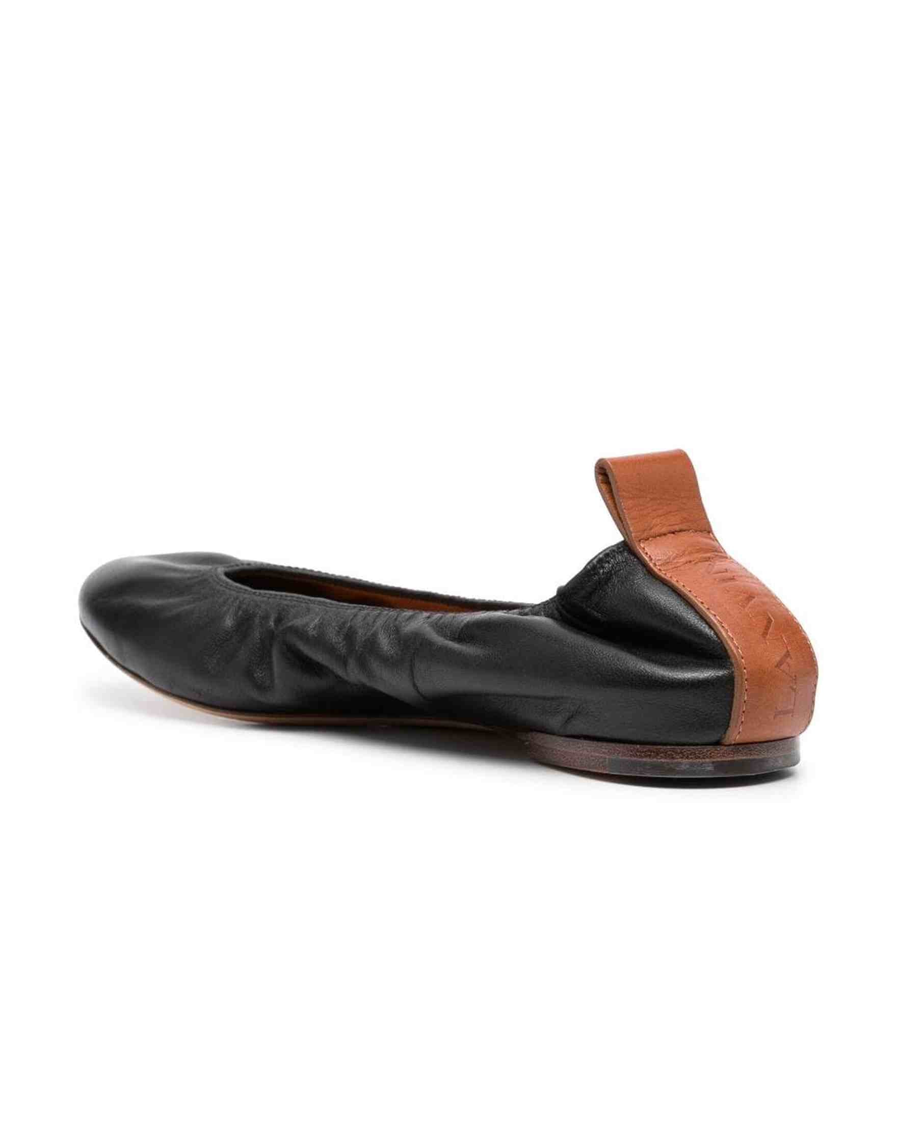 Lanvin Black Flat Shoes Glam Steals
