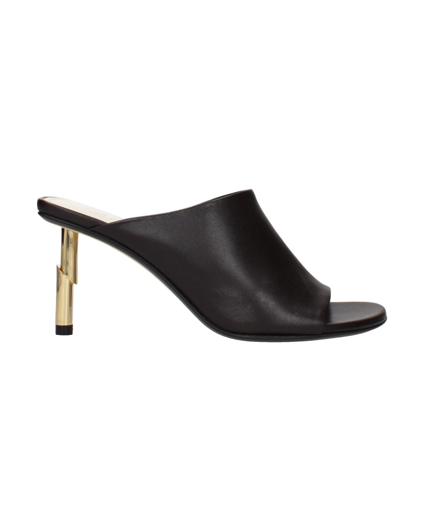 Lanvin Black Leather High Heel Pumps Heels