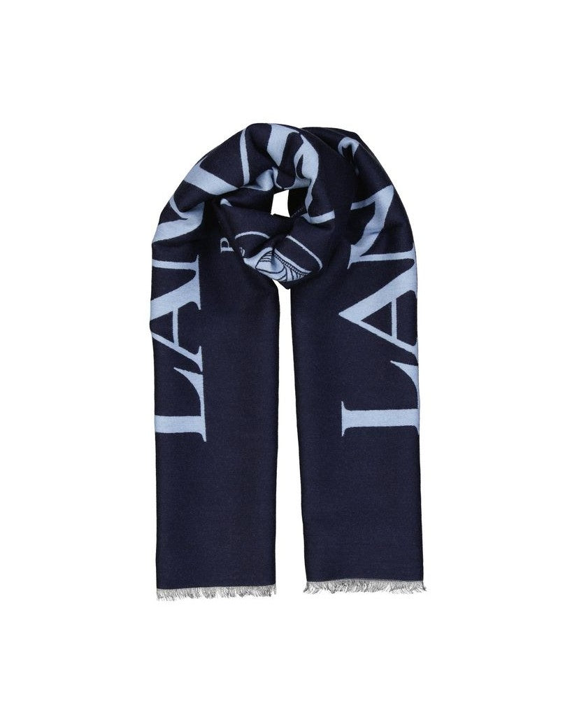Lanvin Blue Silk Scarf Glam Steals