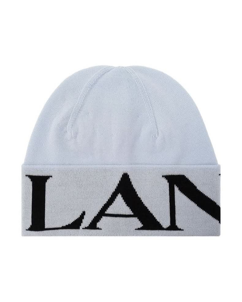 Lanvin Blue Wool Virgin Beanie Beanies
