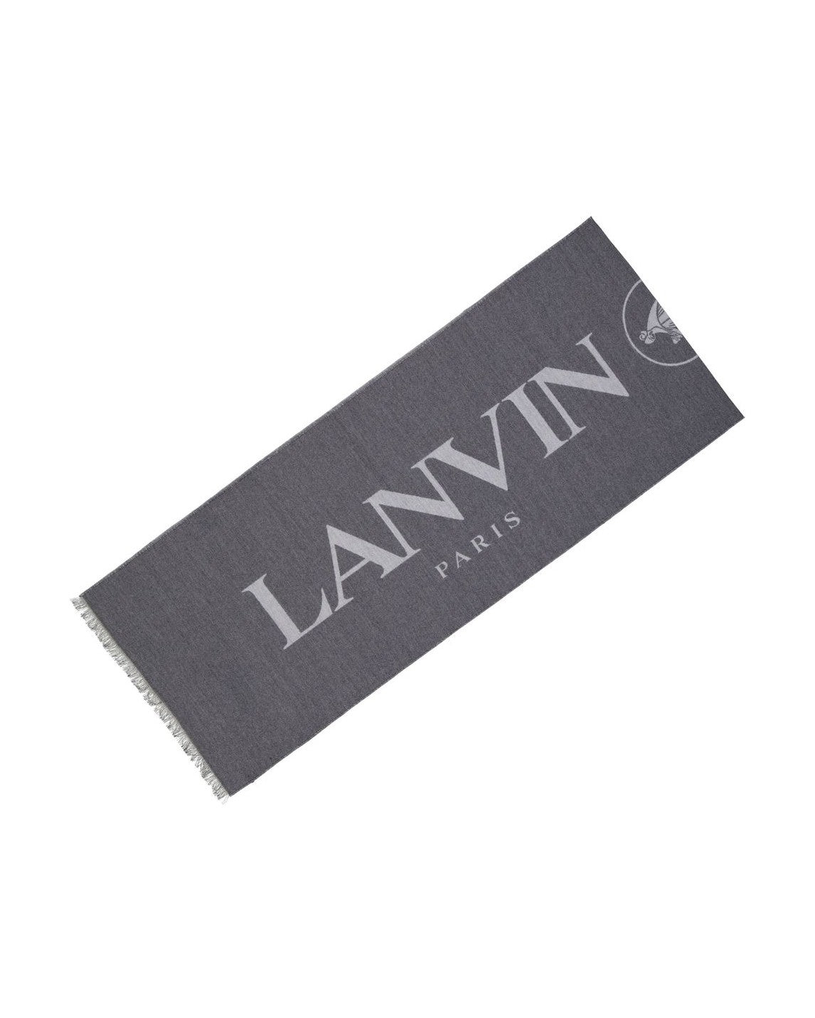 Lanvin Gray Silk Scarf Glam Steals