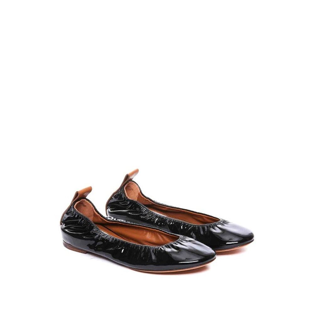 Lanvin Leather Ballerina Flats Glam Steals