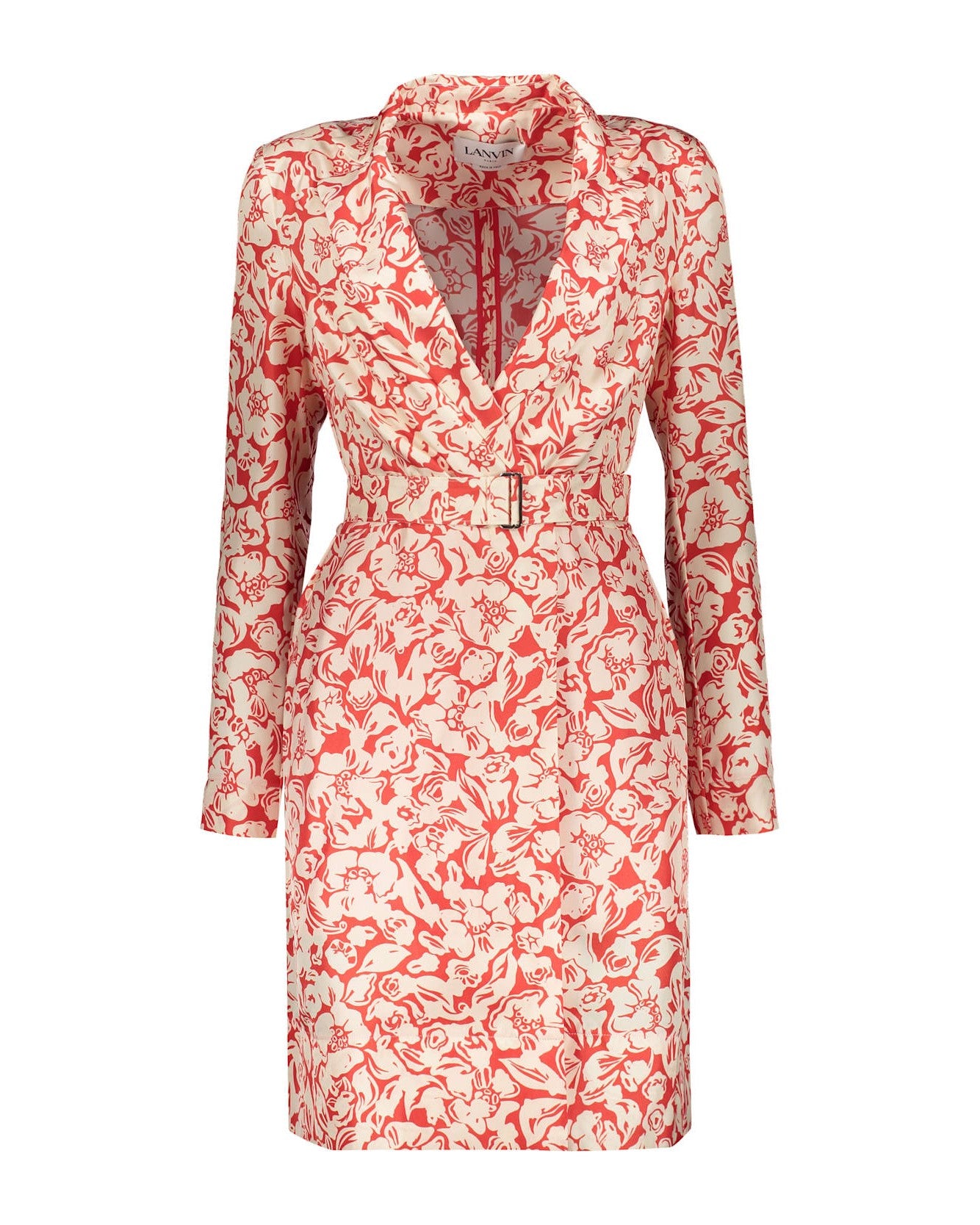 Lanvin Multicolor Silk Casual Dress Glam Steals