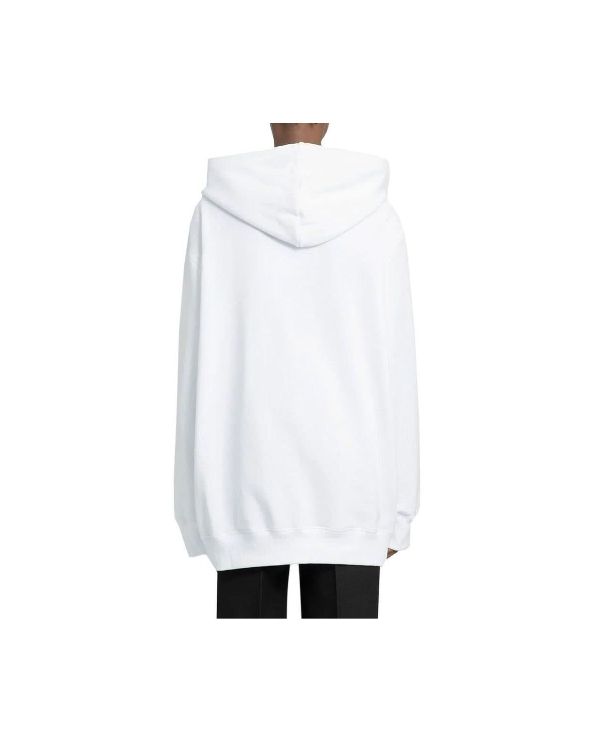 Lanvin White Cotton Sweatshirt Glam Steals