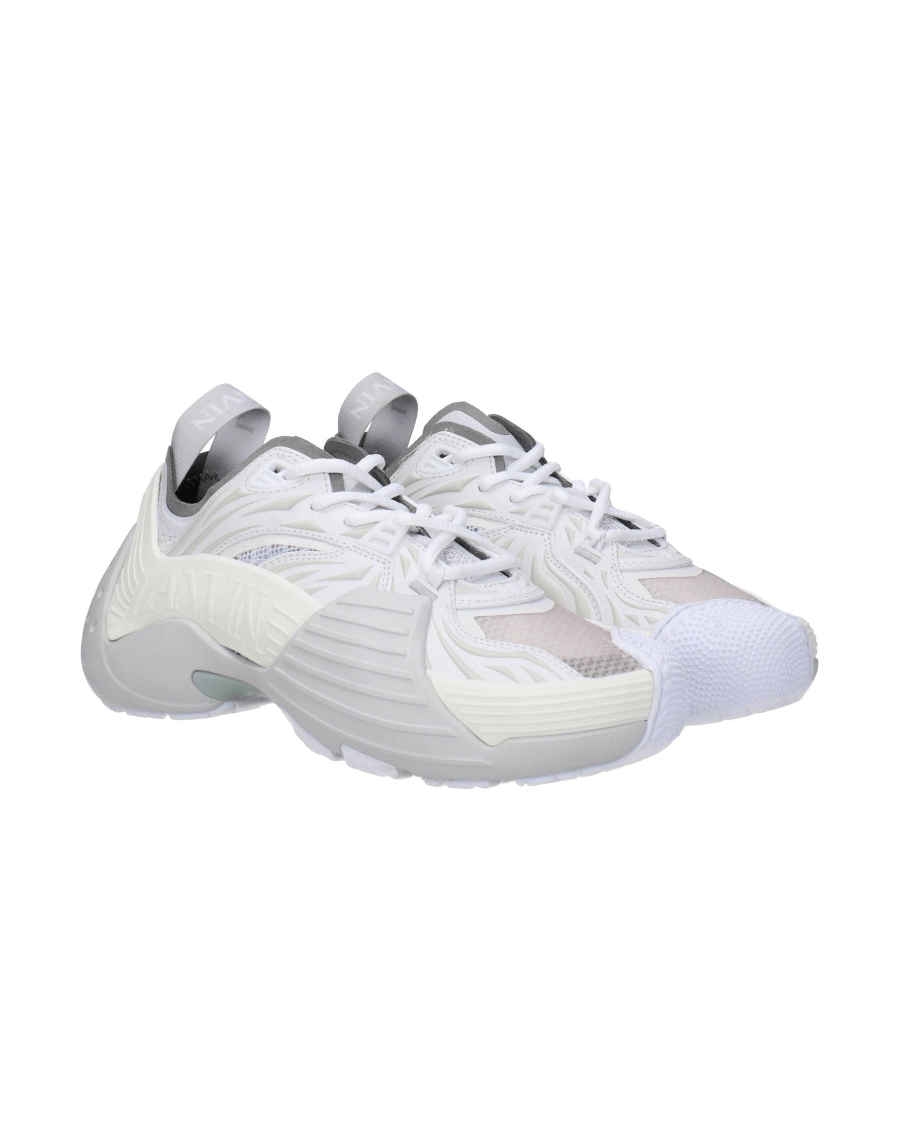 Lanvin White Leather Athletic Sneakers Glam Steals