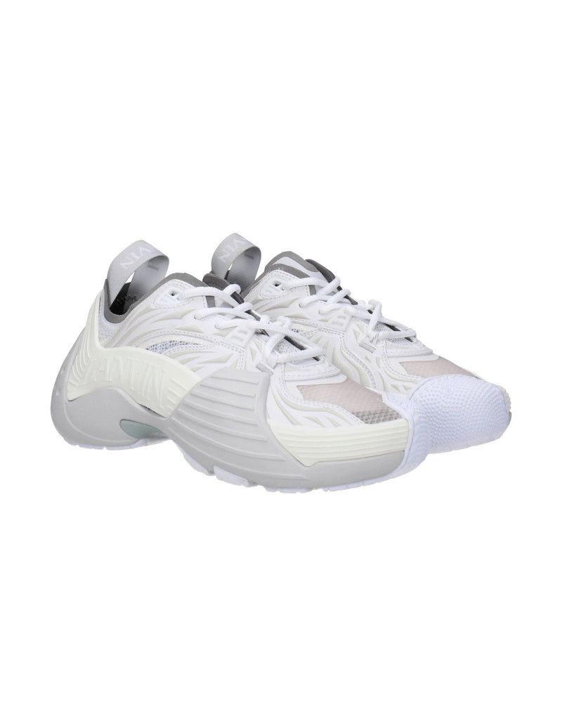 Lanvin White Leather Athletic Sneakers Glam Steals