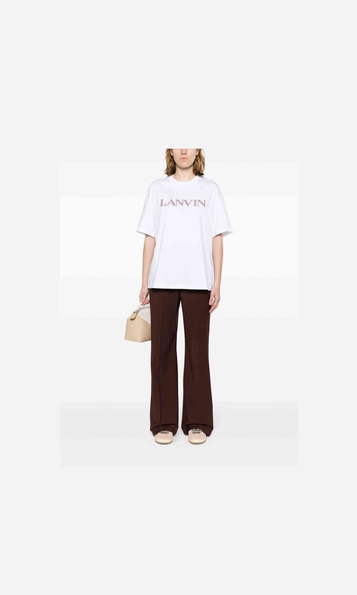 Lanvin White T-shirt Glam Steals