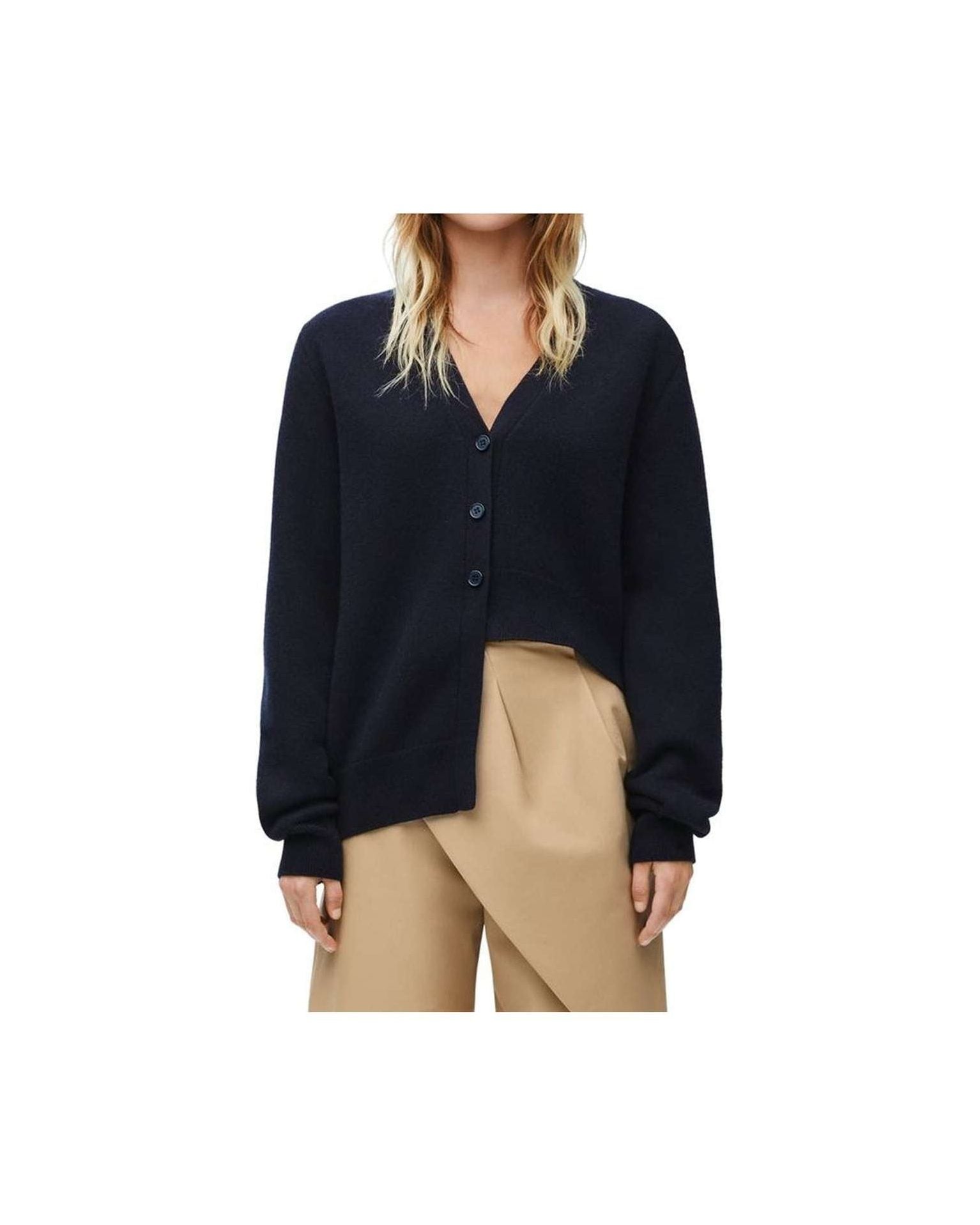 Loewe Asymmetric Cashmere Cardigan Glam Steals