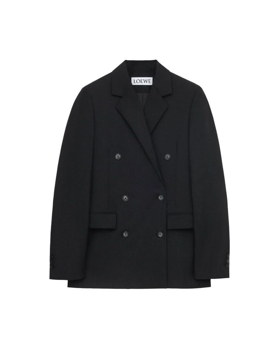 Loewe Black Mohair Coat Glam Steals