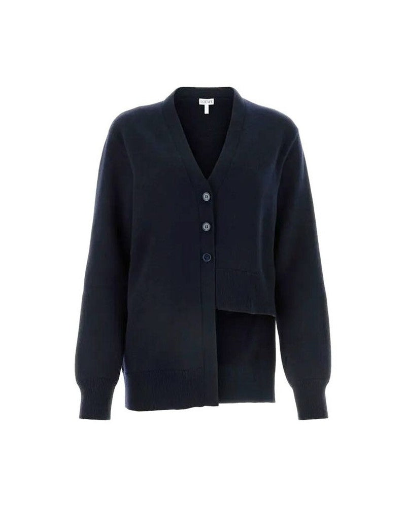 Loewe Blue Cashmere Cardigan 
