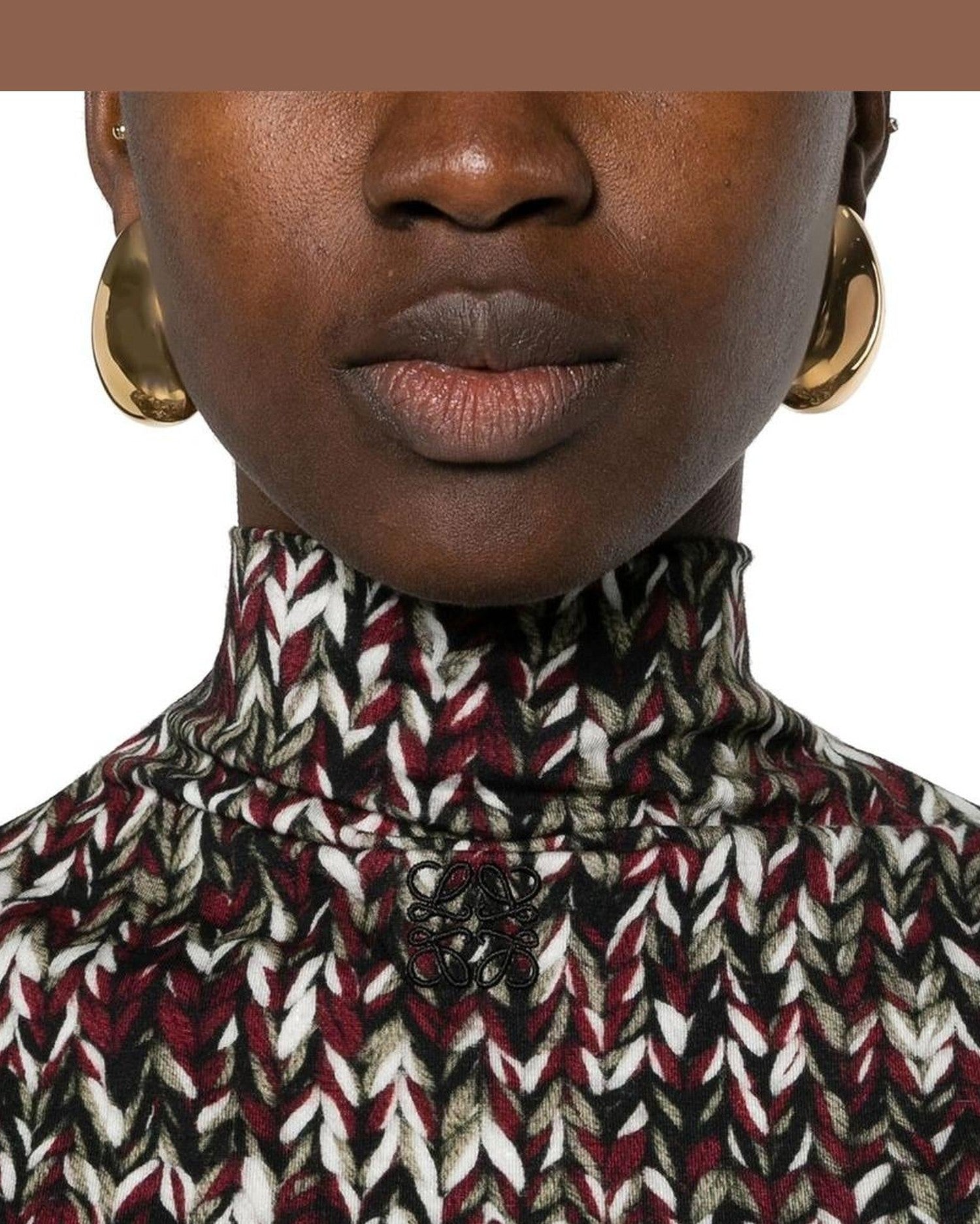 Loewe Knit Print Long Dress Glam Steals