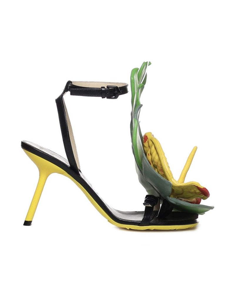 Loewe Leather Lamb Stiletto Heel Sandals Glam Steals
