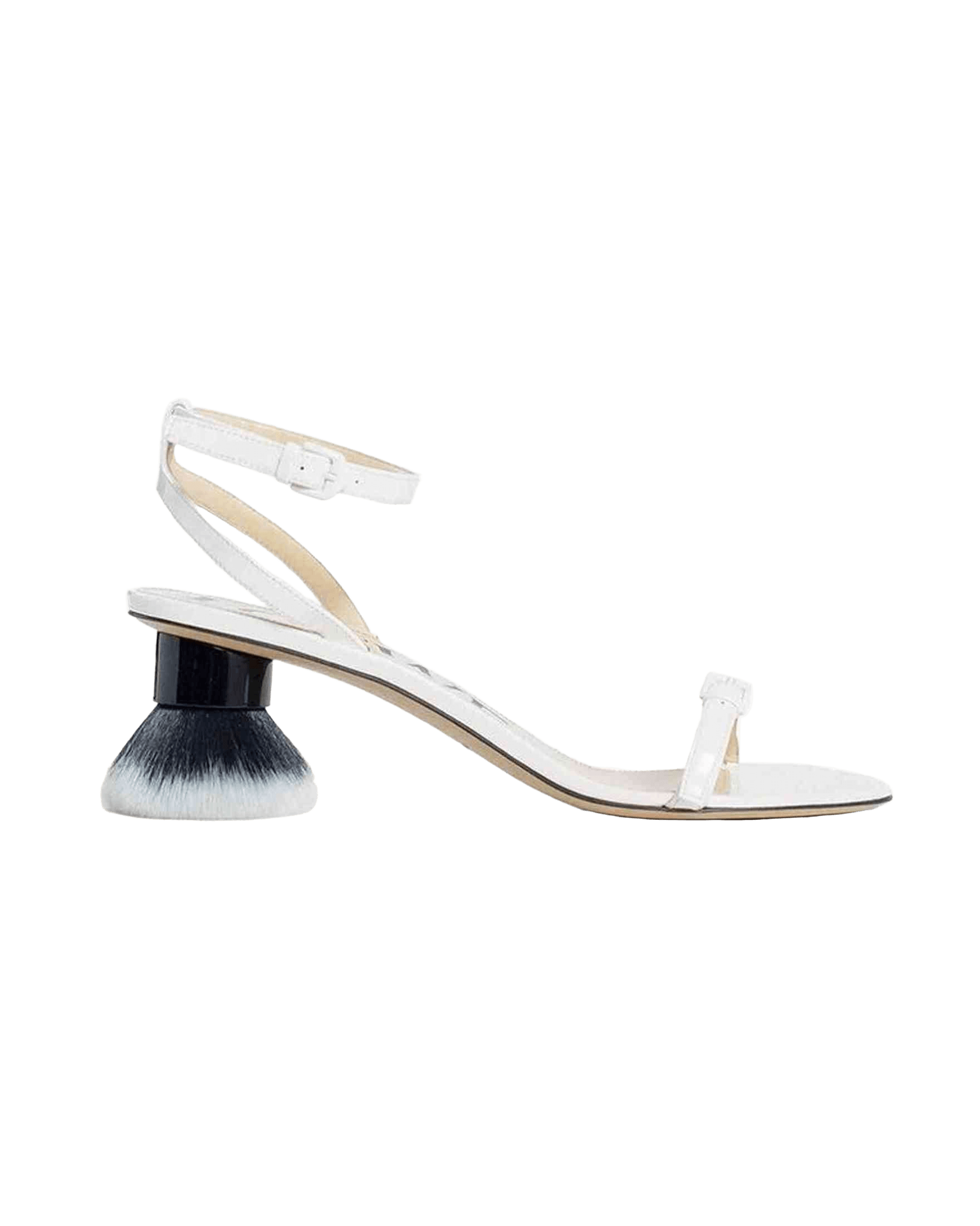 Loewe Leather Petal Brush Sandals Glam Steals
