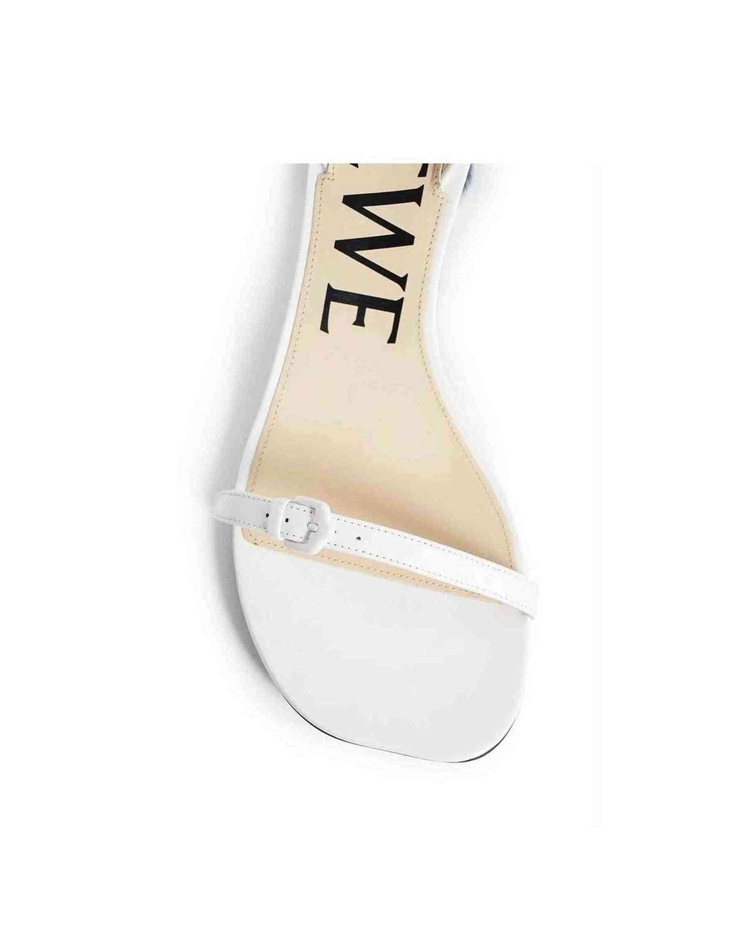 Loewe Leather Petal Brush Sandals Glam Steals