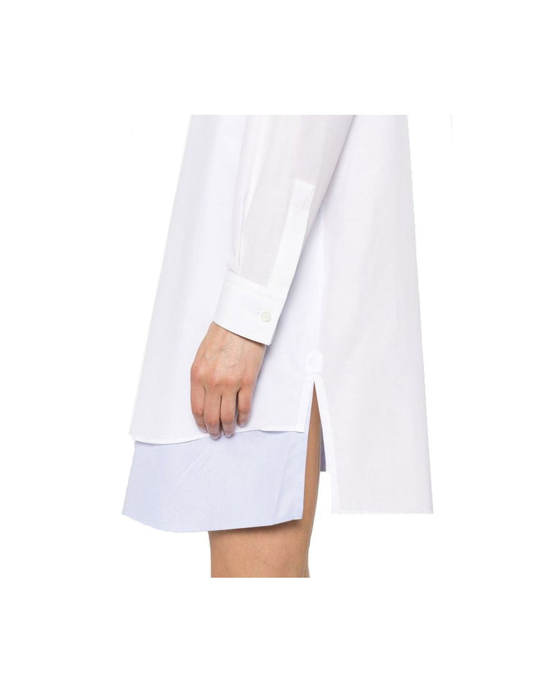 Loewe White Cotton Casual Dress Glam Steals