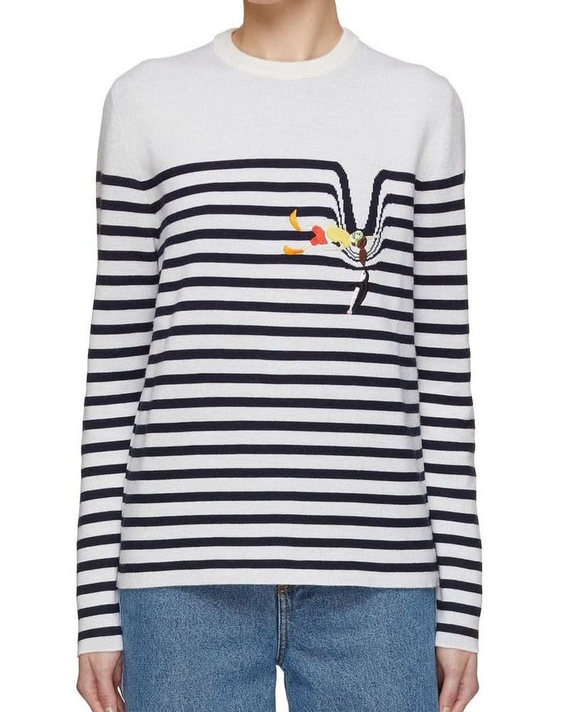 Loewe White Elastane Sweatshirt 