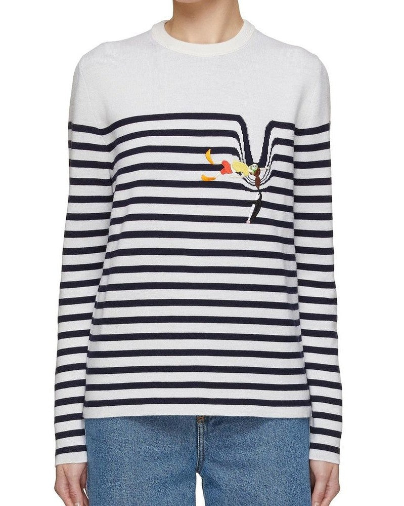 Loewe White Elastane Sweatshirt 