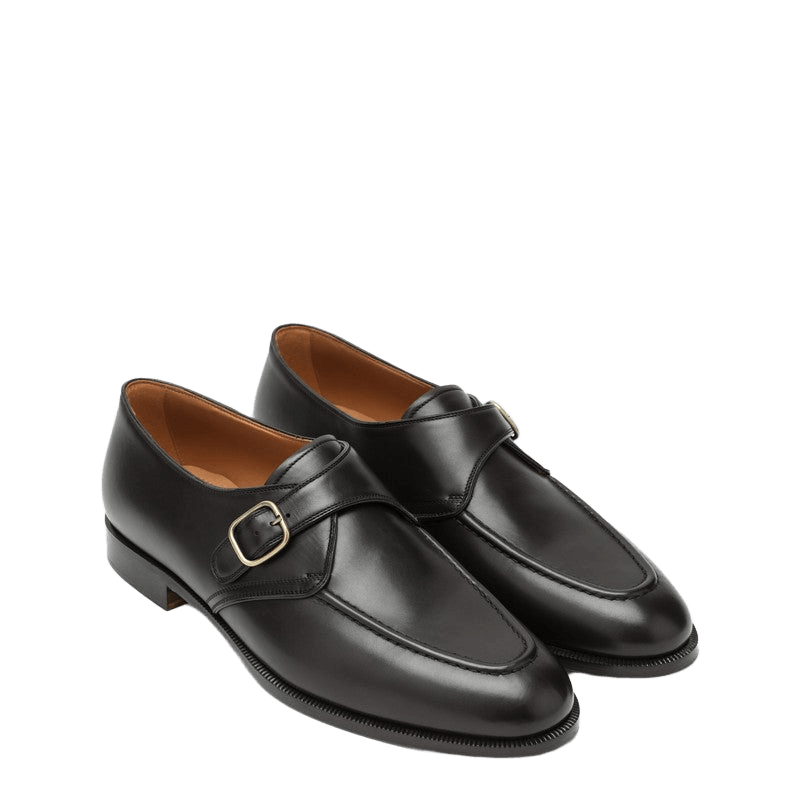 Loro Piana Sergio Derby Shoes in Ebony Colour Glam Steals