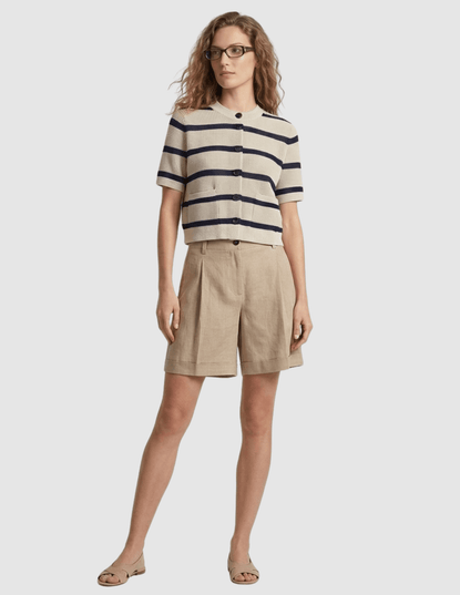 Loungewear_Brunello_Cucinelli_Cardigan_Linen_Shorts