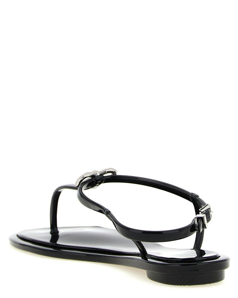 Mach & Mach Double Bow Sandals Glam Steals